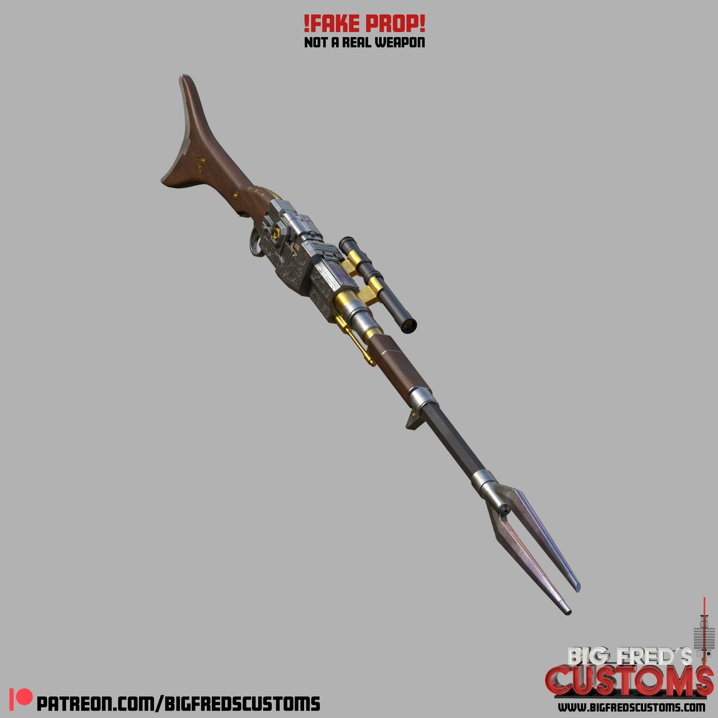 Din Djarin's New Amban Pulse Blaster (The Mandalorian and Grogu) STL File (Download)