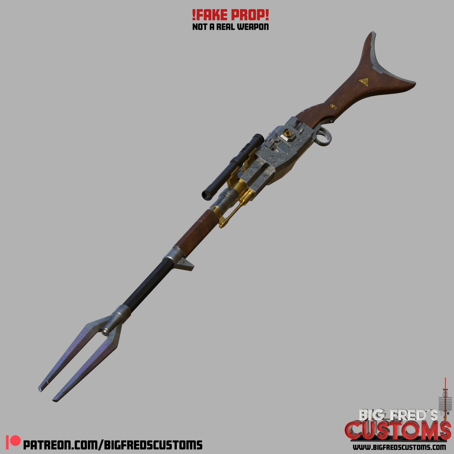 Din Djarin's New Amban Pulse Blaster (The Mandalorian and Grogu) STL File (Download)