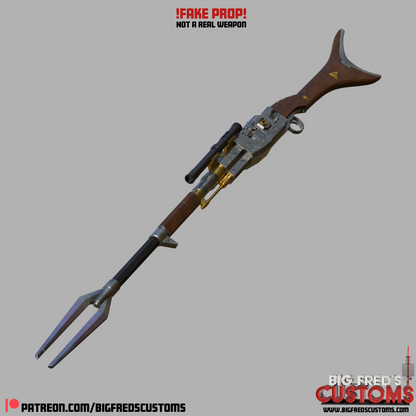 Din Djarin's New Amban Pulse Blaster (The Mandalorian and Grogu) STL File (Download)