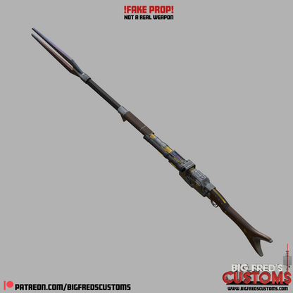 Din Djarin's New Amban Pulse Blaster (The Mandalorian and Grogu) STL File (Download)