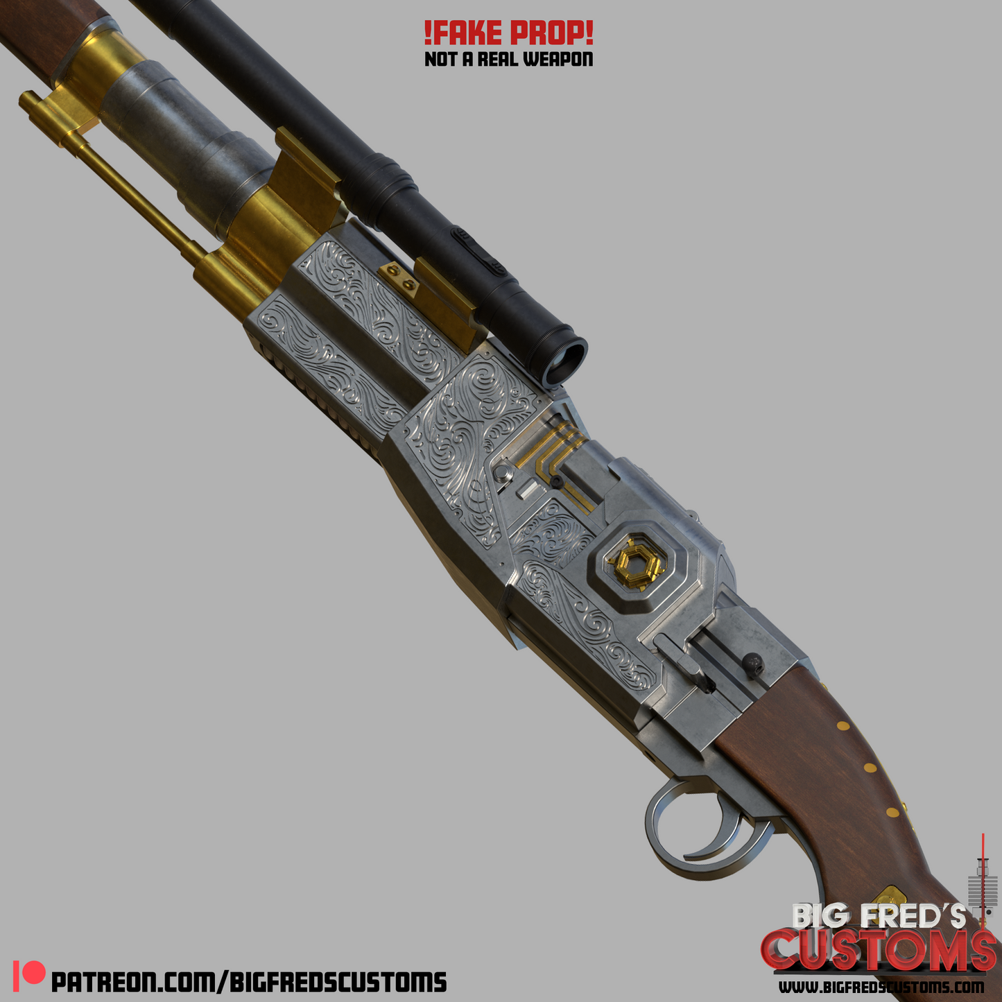 Din Djarin's New Amban Pulse Blaster (The Mandalorian and Grogu) STL File (Download)