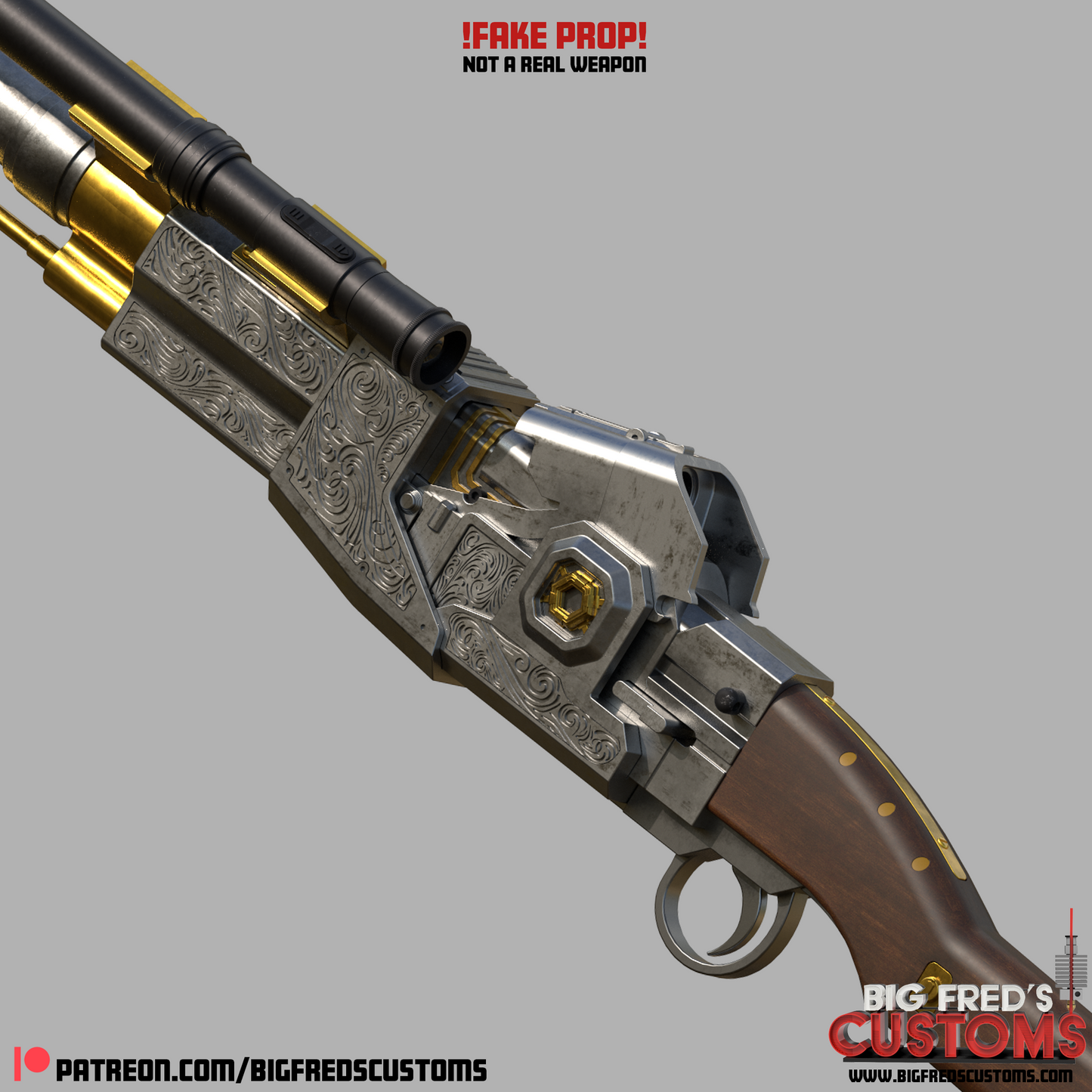 Din Djarin's New Amban Pulse Blaster (The Mandalorian and Grogu) STL File (Download)