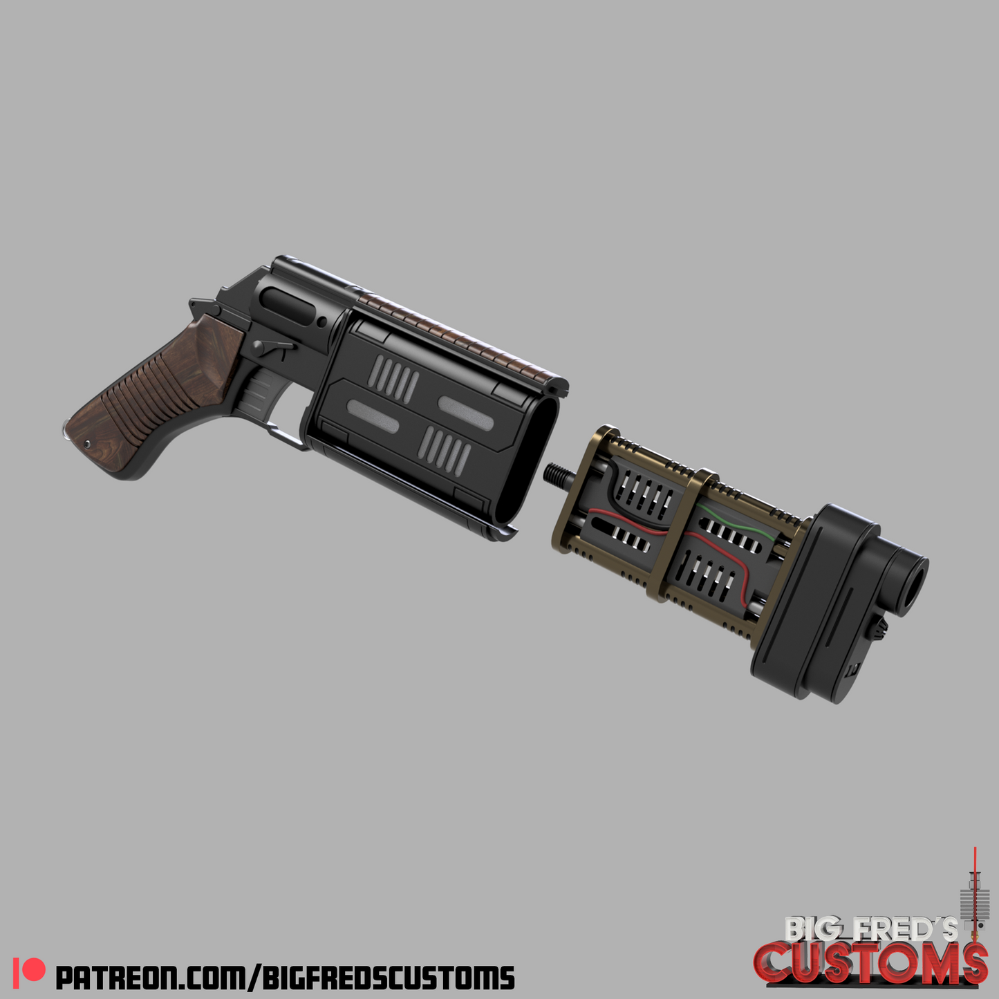 Cassian Andor MW20 Blaster (Andor Tv Show) STL (Download)