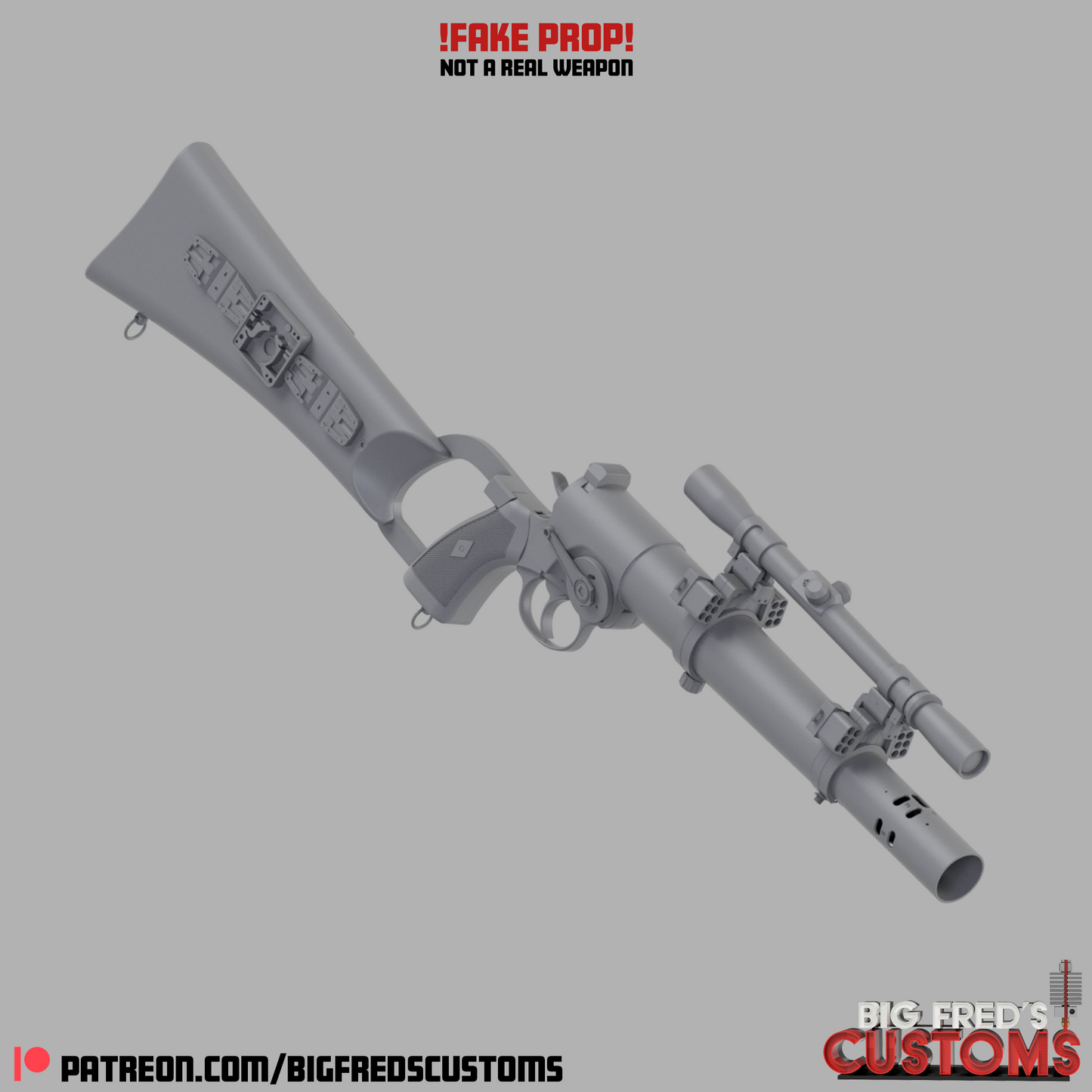Boba Fett's EE-3 Blaster Rifle (Empire Strikes Back) STL File (Download)