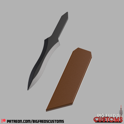 Bullseye Knives (Daredevil born again) STL File (Download)