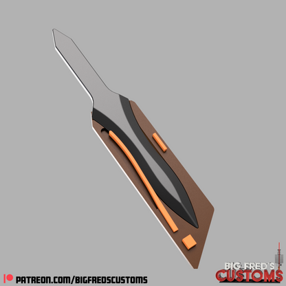 Bullseye Knives (Daredevil born again) STL File (Download)