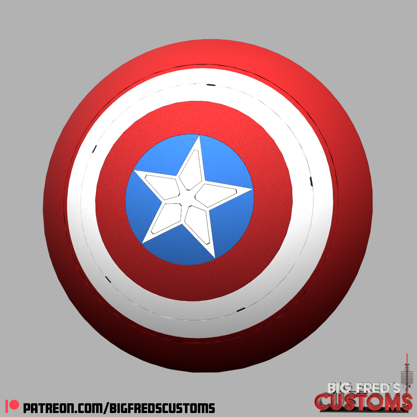 Captain America Shield (The Falcon and The Winter Soldier/ Avengers Endgame) Stl (Download)