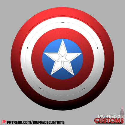 Captain America Shield (The Falcon and The Winter Soldier/ Avengers Endgame) Stl (Download)