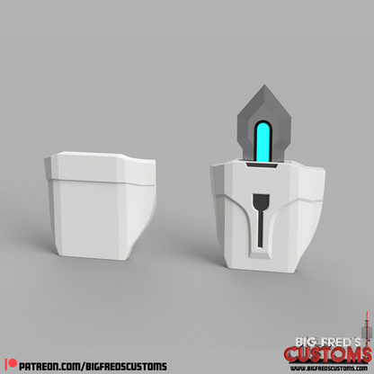 Clone Commando Hand plate with Retractable Vibroblade STL (the Clone Wars and Battlefront 2) (Download)