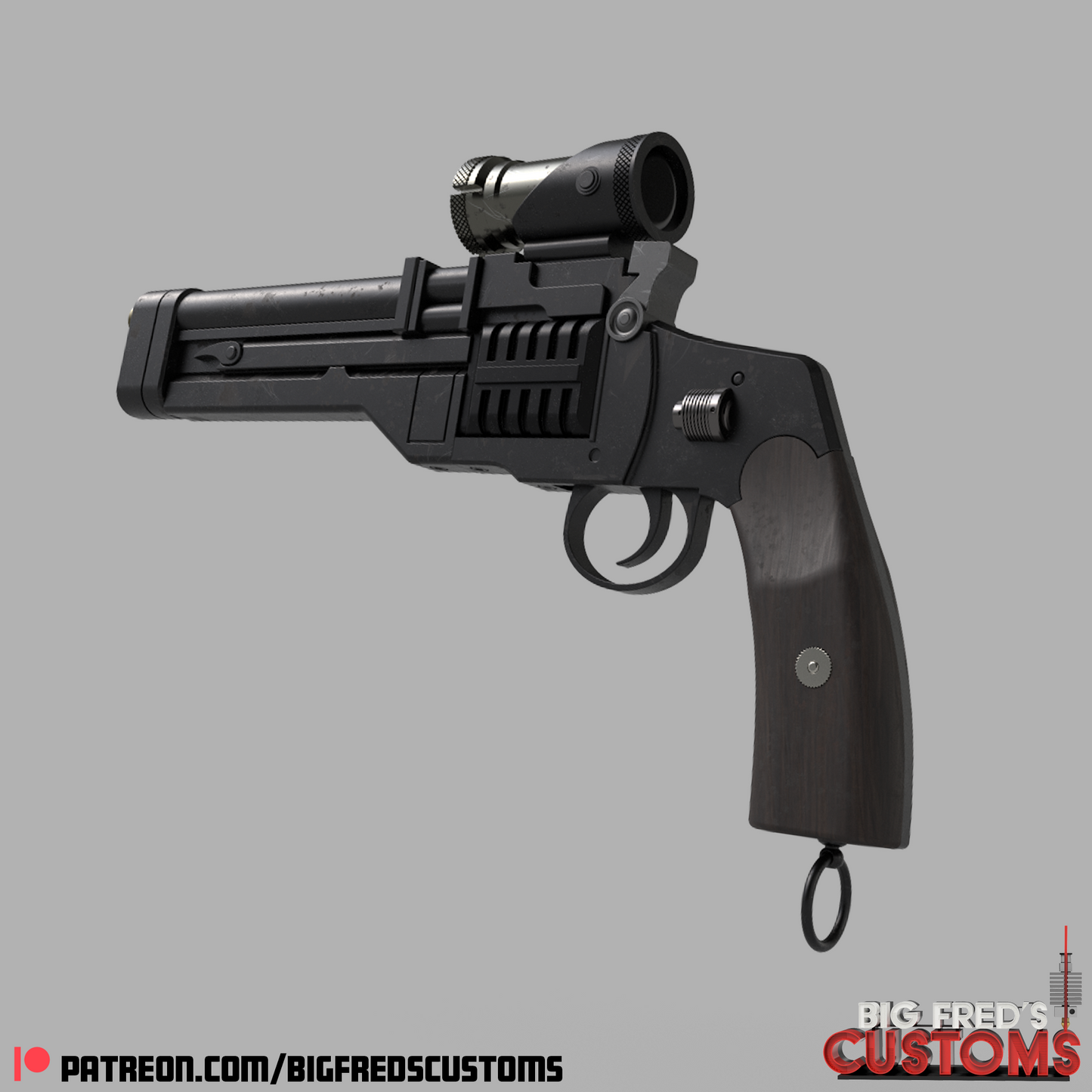 Cobb Vanth's HF-94 Heavy Blaster (The Mandalorian and Book of Boba Fett) STL (Download)