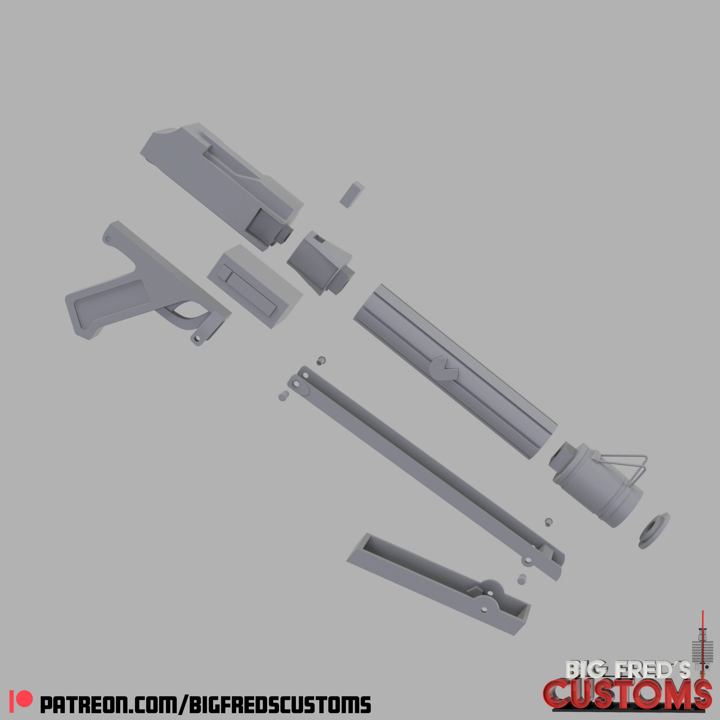 DC-15s Carbine (The Clone Wars and The Bad Batch) STL (Download)