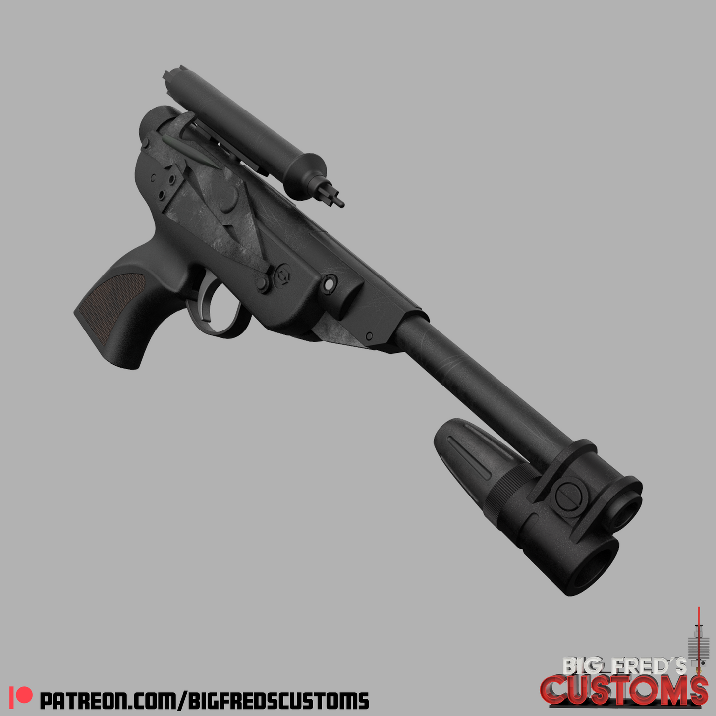 DL-18 Blaster (Star Wars ROTJ) STL (Download)