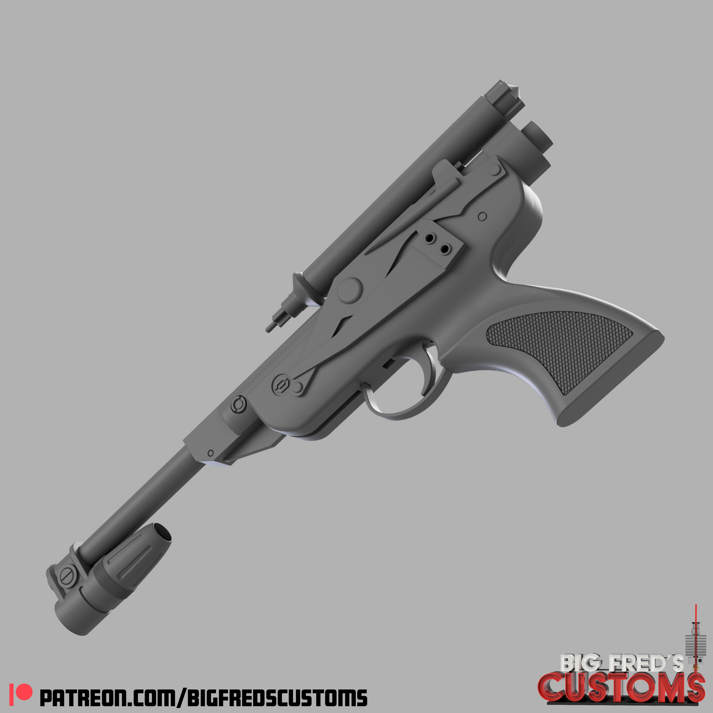 DL-18 Blaster (Star Wars ROTJ) STL (Download)