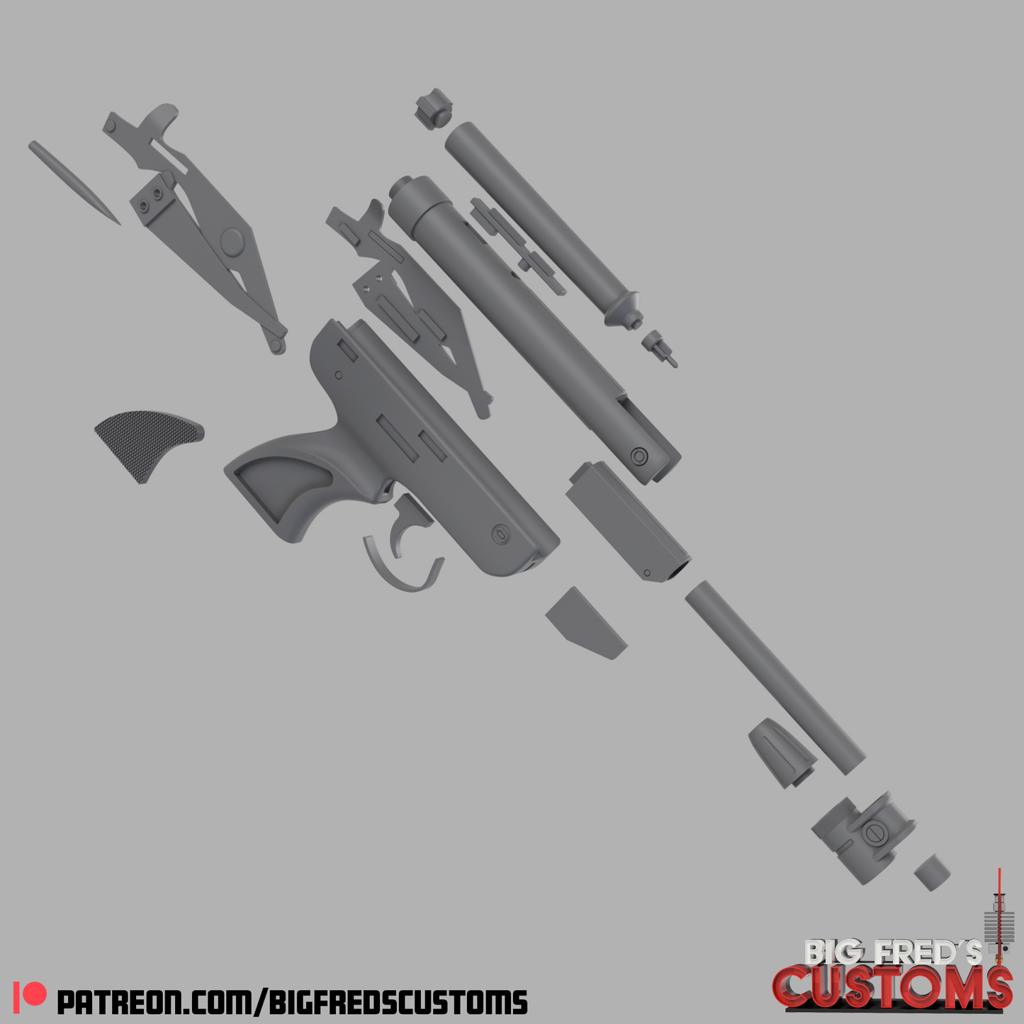 DL-18 Blaster (Star Wars ROTJ) STL (Download)