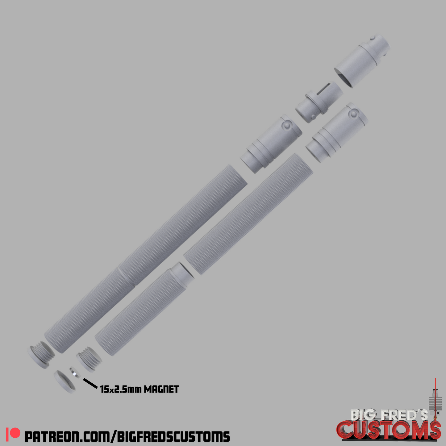 Daredevil Batons (Netflix Daredevil) STL File (Download)
