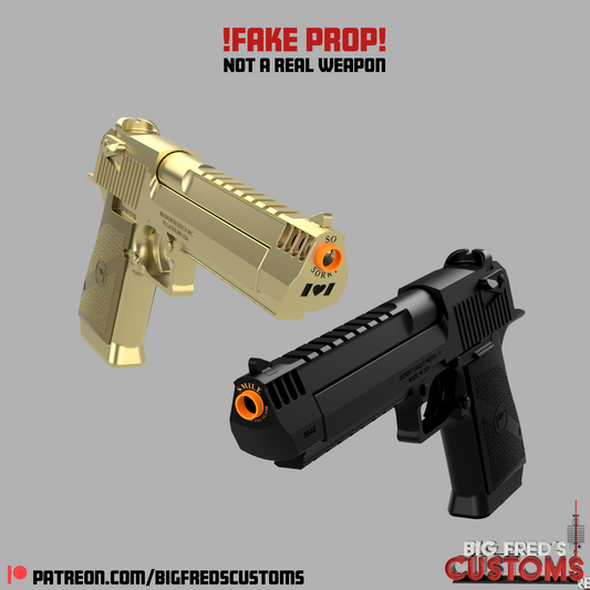 Deadpool Desert Eagles Prop (Deadpool & Wolverine) STL (Download)
