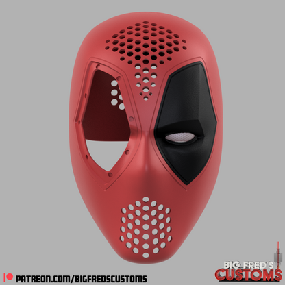 Deadpool Face shell with Interchangeable expressions (Deadpool and Wolverine)