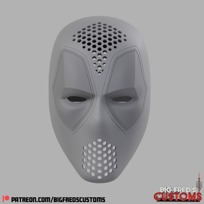Deadpool Face shell with Interchangeable expressions (Deadpool and Wolverine)