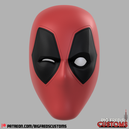 Deadpool Face shell with Interchangeable expressions (Deadpool and Wolverine)