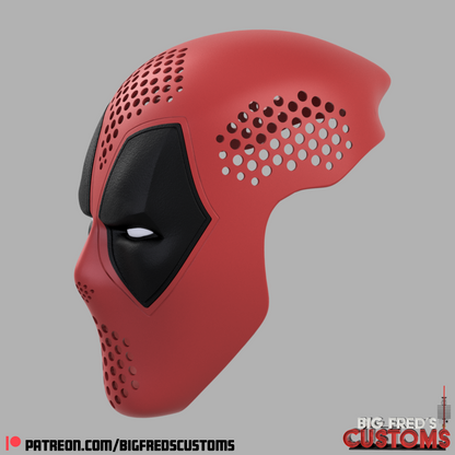 Deadpool Face shell with Interchangeable expressions (Deadpool and Wolverine)