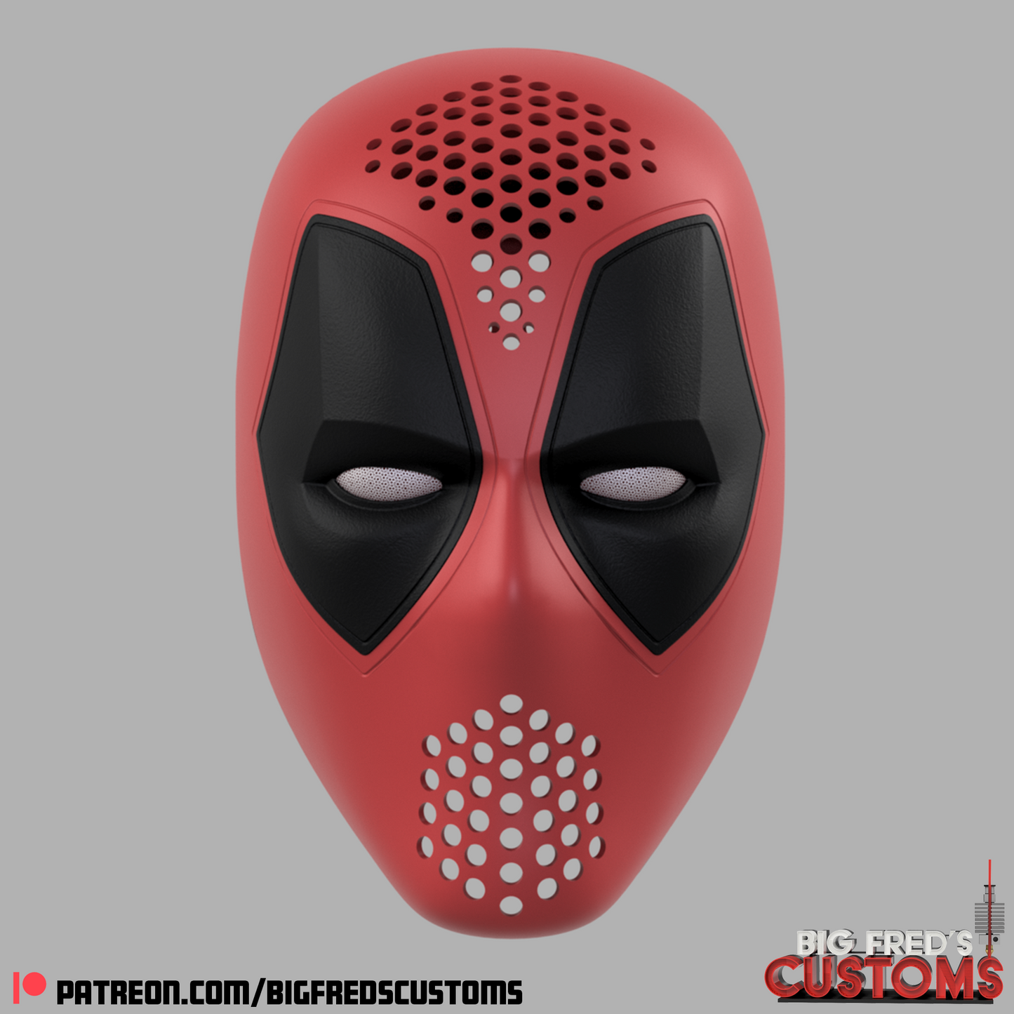 Deadpool Face shell with Interchangeable expressions (Deadpool and Wolverine)