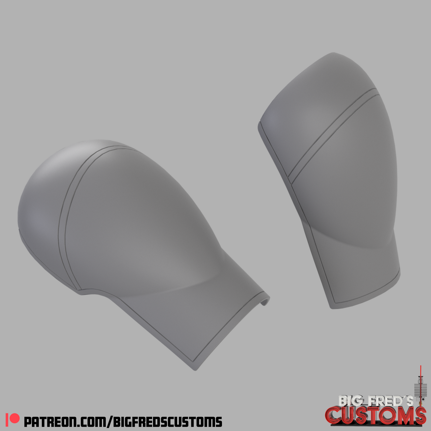 Deadpool Shoulder Pads (Deadpool and Wolverine) STL (Download)