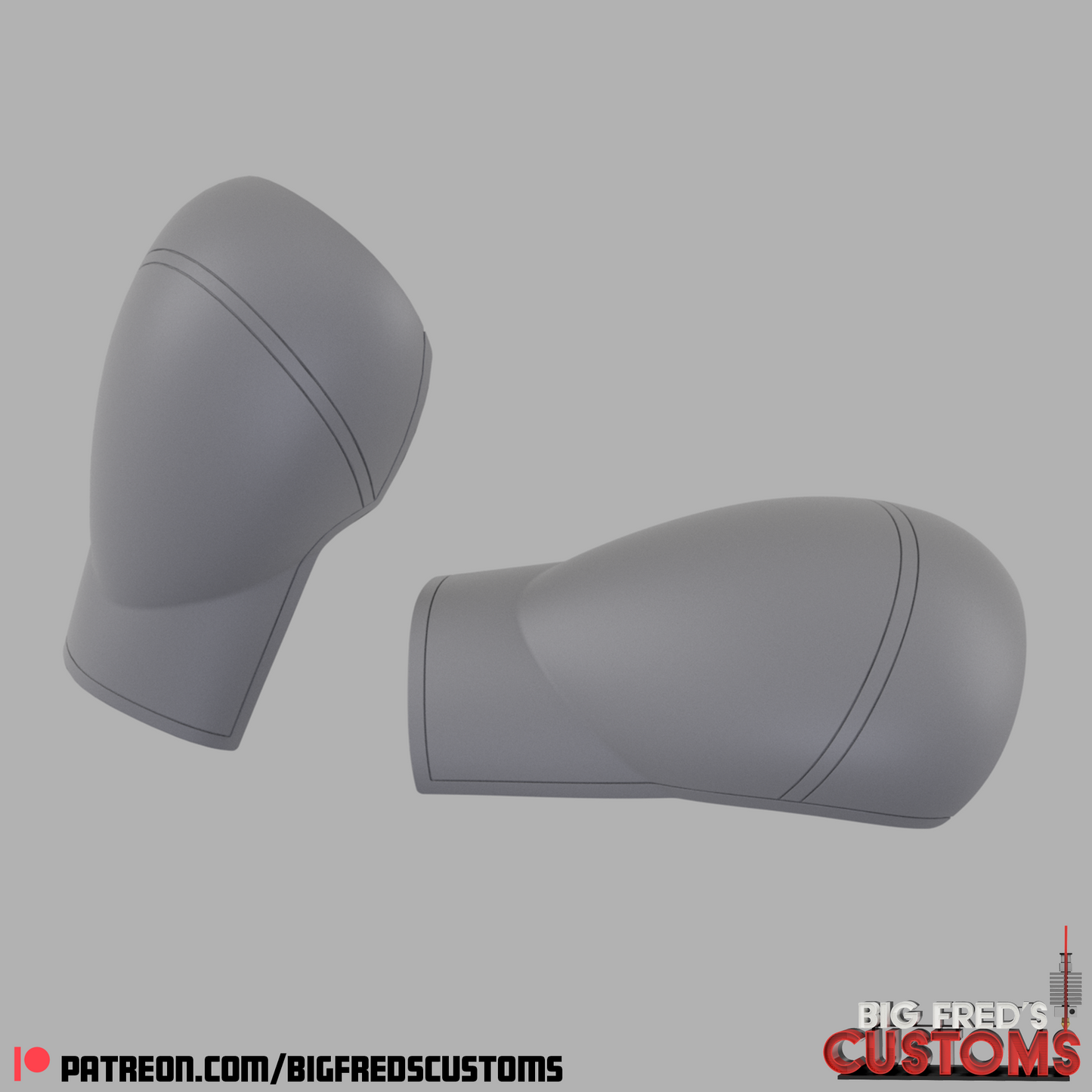 Deadpool Shoulder Pads (Deadpool and Wolverine) STL (Download)