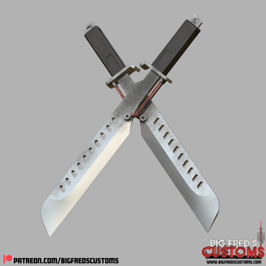 Din Djarin's New Vibroswords (The Mandalorian and Grogu) STL File (Download)