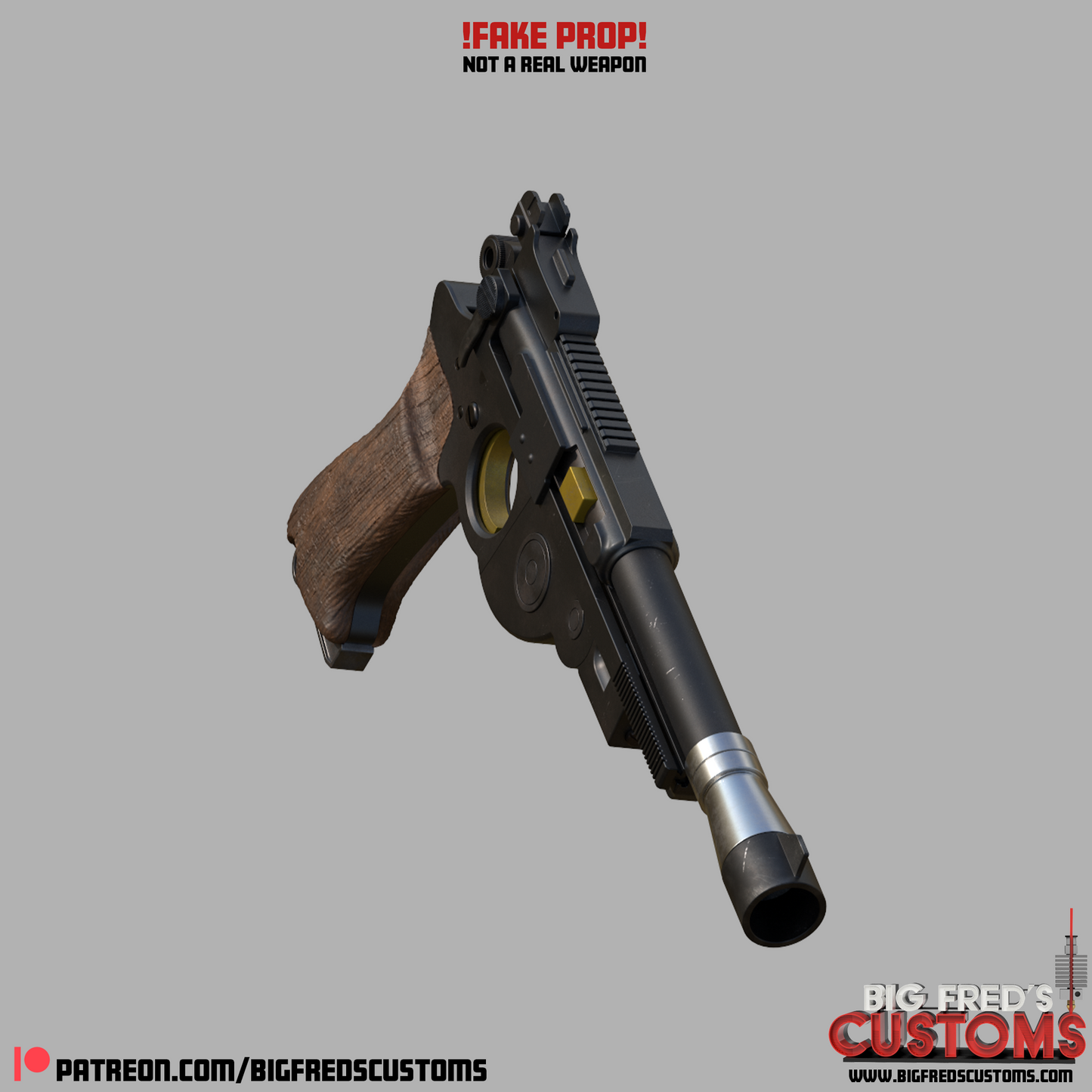 Din Djarin's IB-94 Blaster (The Mandalorian) STL File (Download)