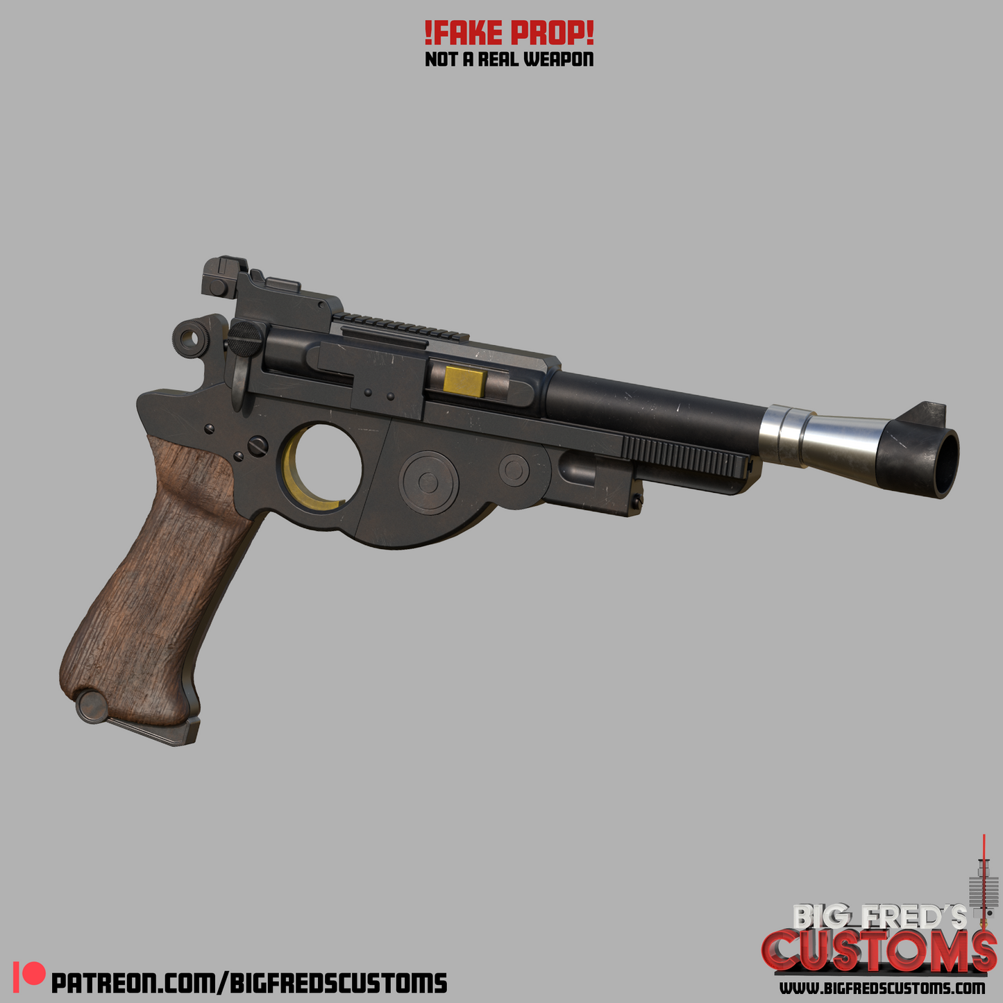 Din Djarin's IB-94 Blaster (The Mandalorian) STL File (Download)