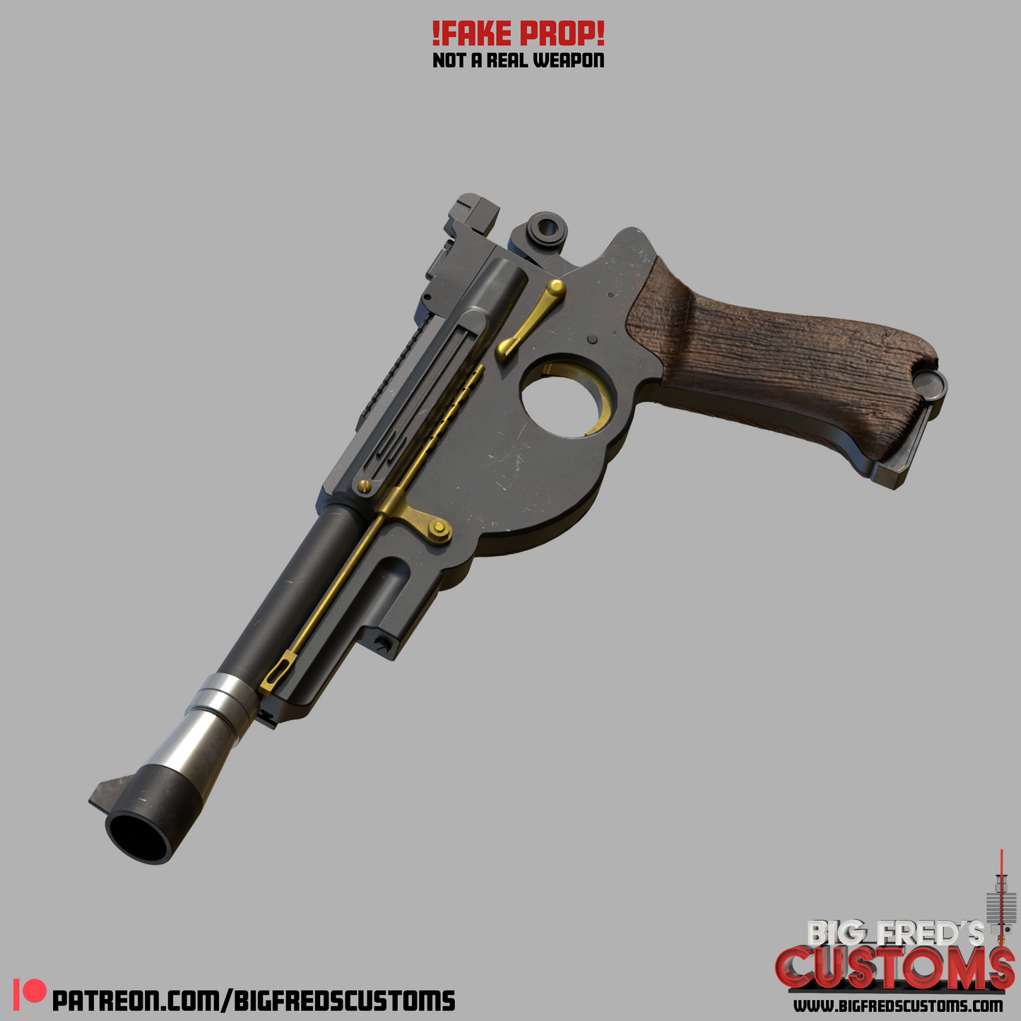 Din Djarin's IB-94 Blaster (The Mandalorian) STL File (Download)
