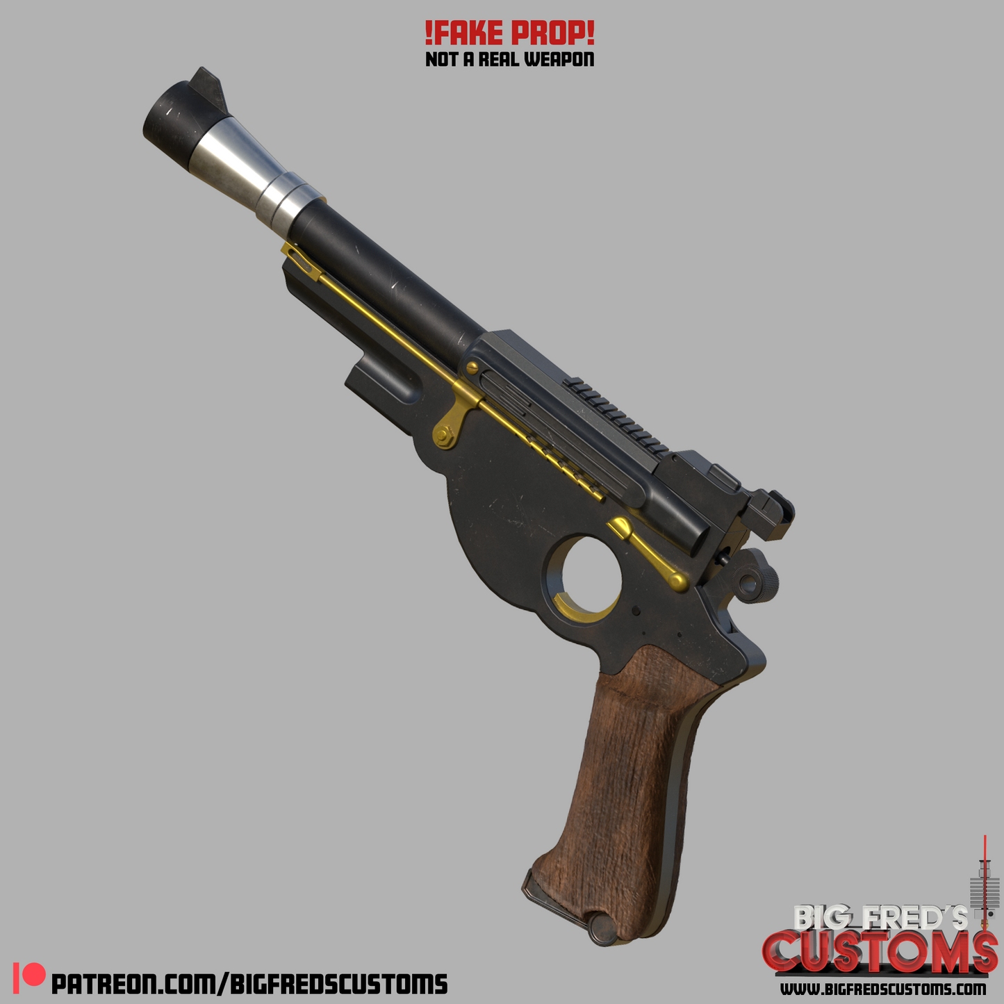 Din Djarin's IB-94 Blaster (The Mandalorian) STL File (Download)