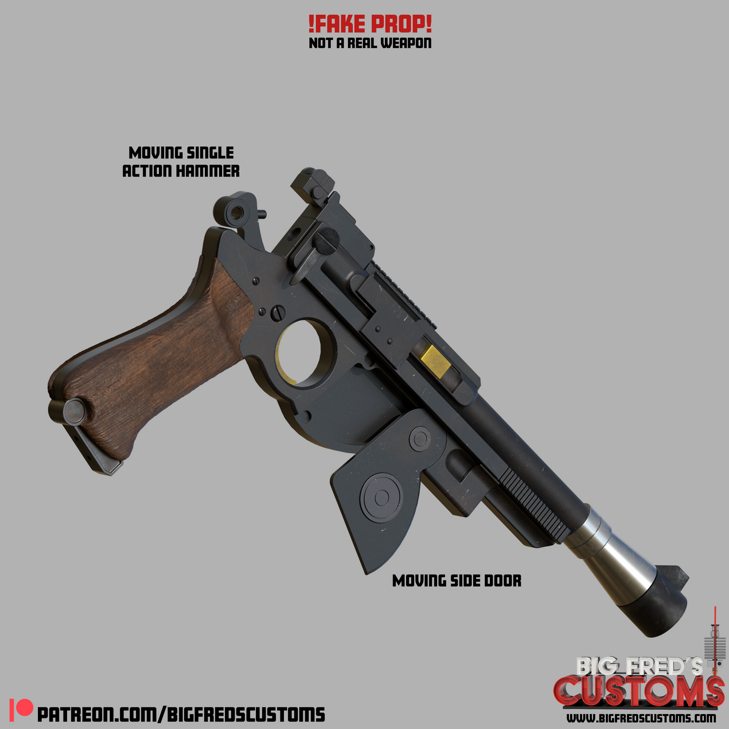 Din Djarin's IB-94 Blaster (The Mandalorian) STL File (Download)