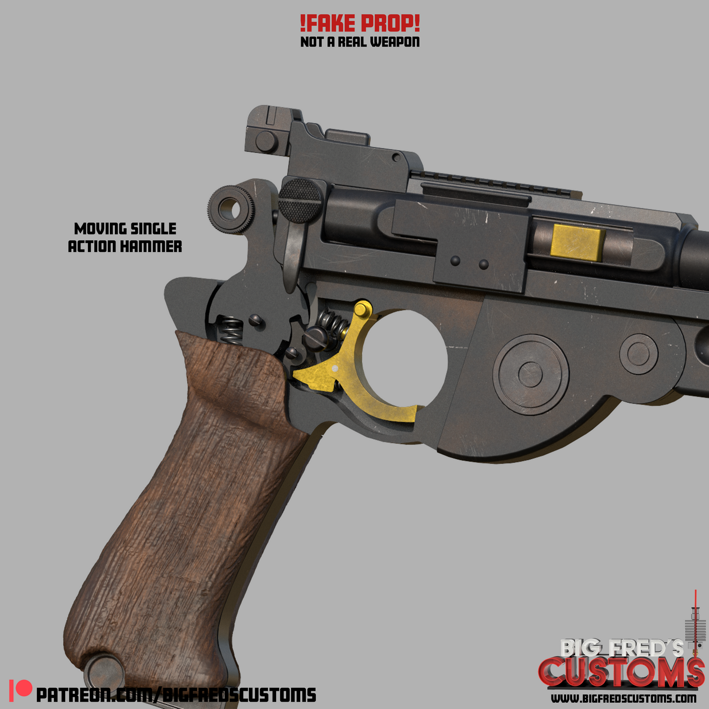 Din Djarin's IB-94 Blaster (The Mandalorian) STL File (Download)