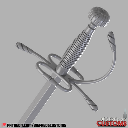 Dread Pirate Roberts Sword (The Princess Bride)STL File (Download)