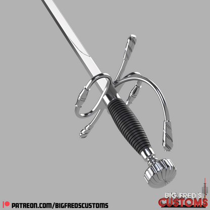 Dread Pirate Roberts Sword (The Princess Bride)STL File (Download)