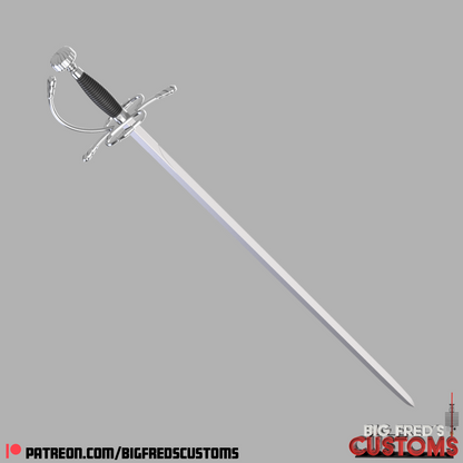 Dread Pirate Roberts Sword (The Princess Bride)STL File (Download)