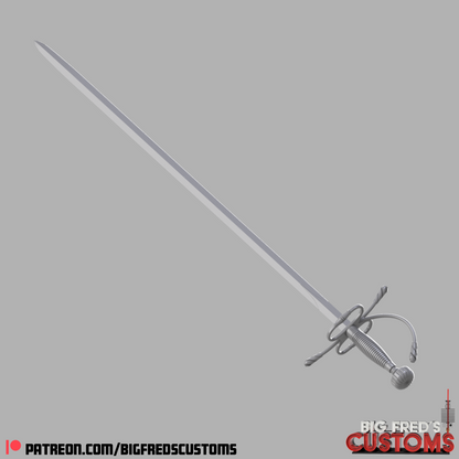 Dread Pirate Roberts Sword (The Princess Bride)STL File (Download)
