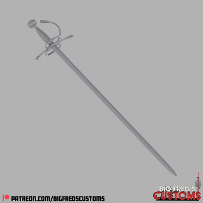 Dread Pirate Roberts Sword (The Princess Bride)STL File (Download)