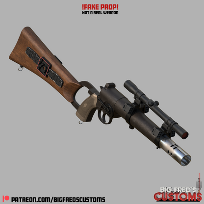 Boba Fett's EE-3 Blaster Rifle (Empire Strikes Back) STL File (Download)