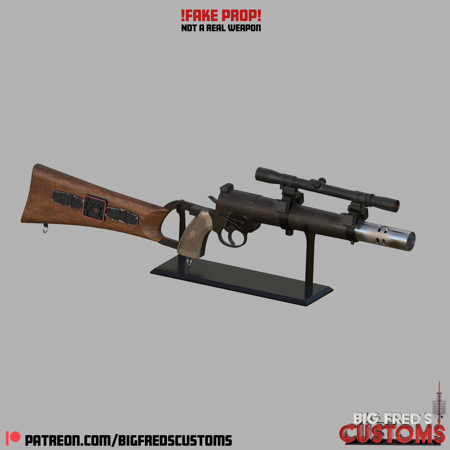 Boba Fett's EE-3 Blaster Rifle (Empire Strikes Back) STL File (Download)