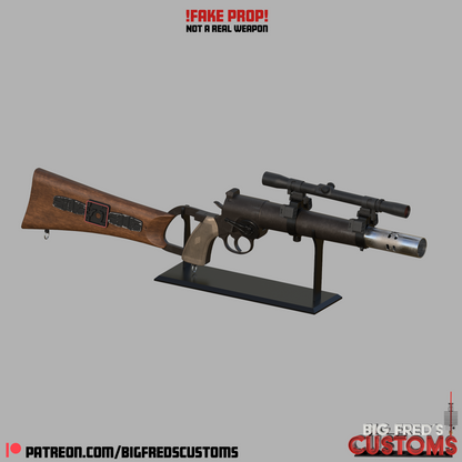 Boba Fett's EE-3 Blaster Rifle (Empire Strikes Back) STL File (Download)