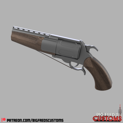 The Ghoul's/ Cooper Howard's Hand Cannon Prop (Fallout) STL (Download)
