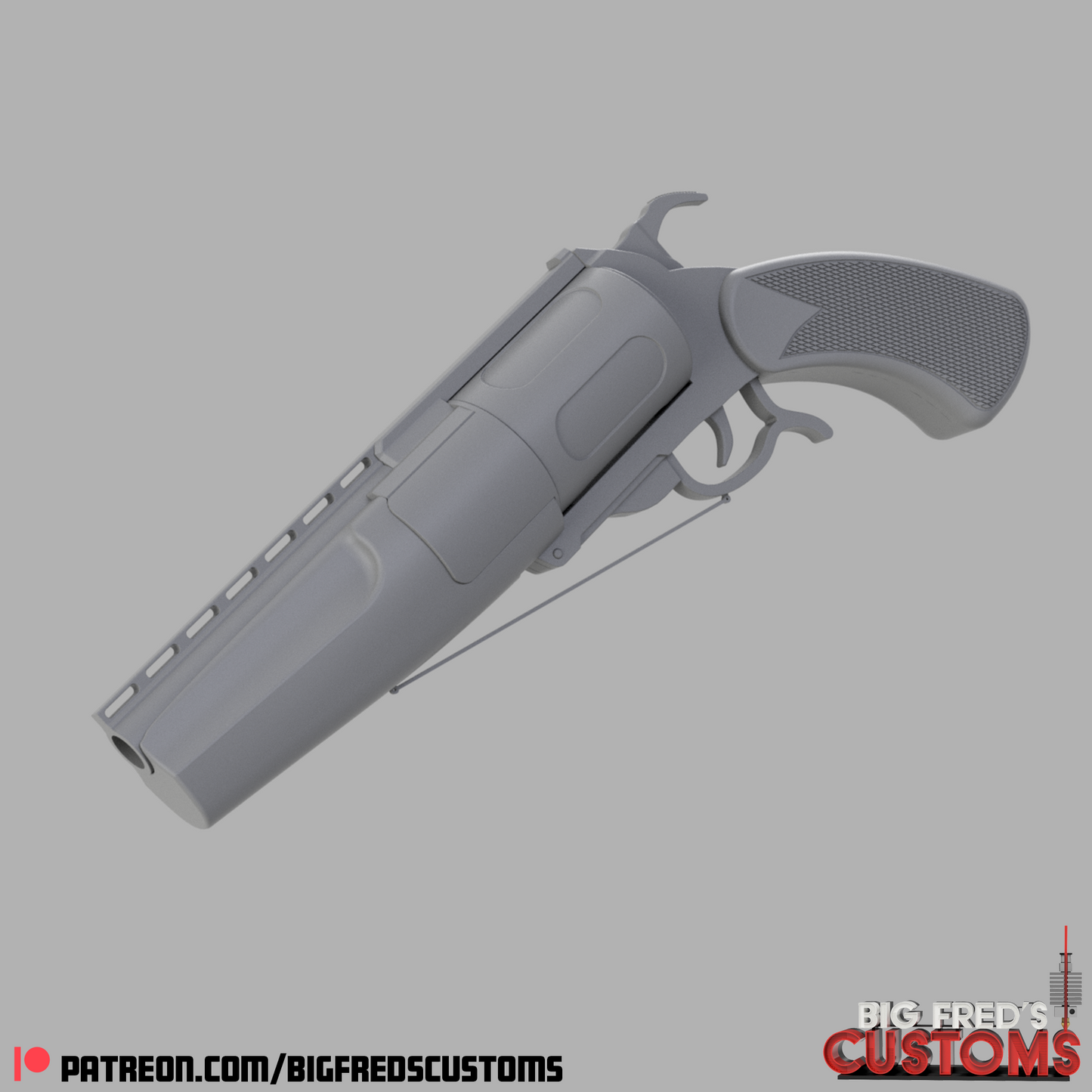 The Ghoul's/ Cooper Howard's Hand Cannon Prop (Fallout) STL (Download)