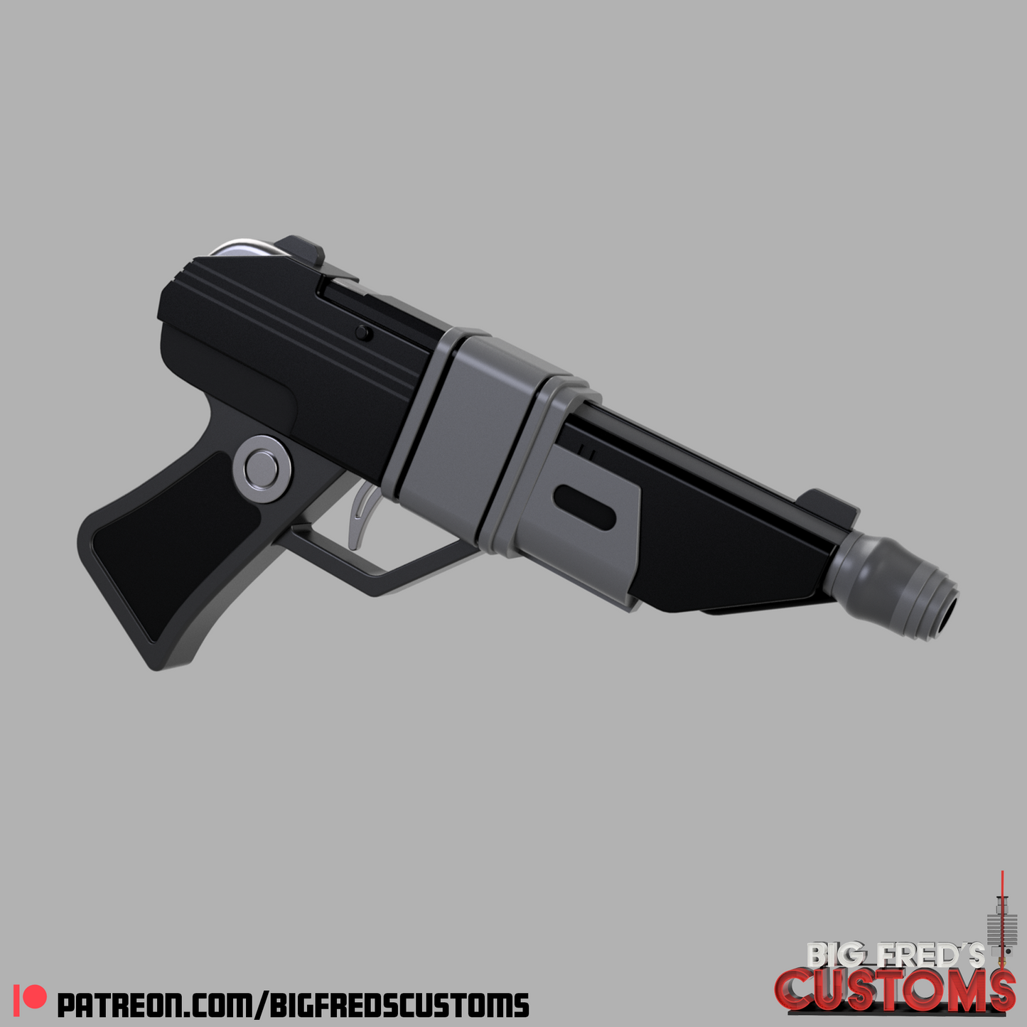 Fennec Shand Blaster Stl (The Mandalorian and the Bad Batch) (Download)