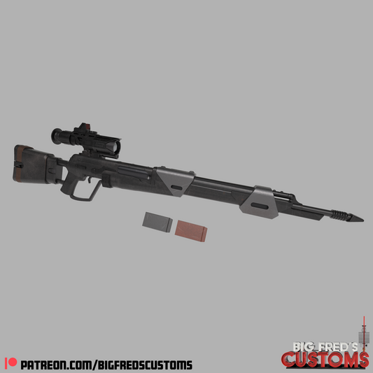 Fennec Shand Blaster (The Mandalorian) Stl File (Download)