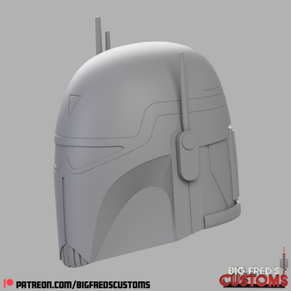 Gar Saxon Imperial Commando Helmet (The Clone Wars) STL File (Download)
