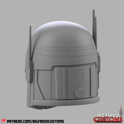 Gar Saxon Imperial Commando Helmet (The Clone Wars) STL File (Download)