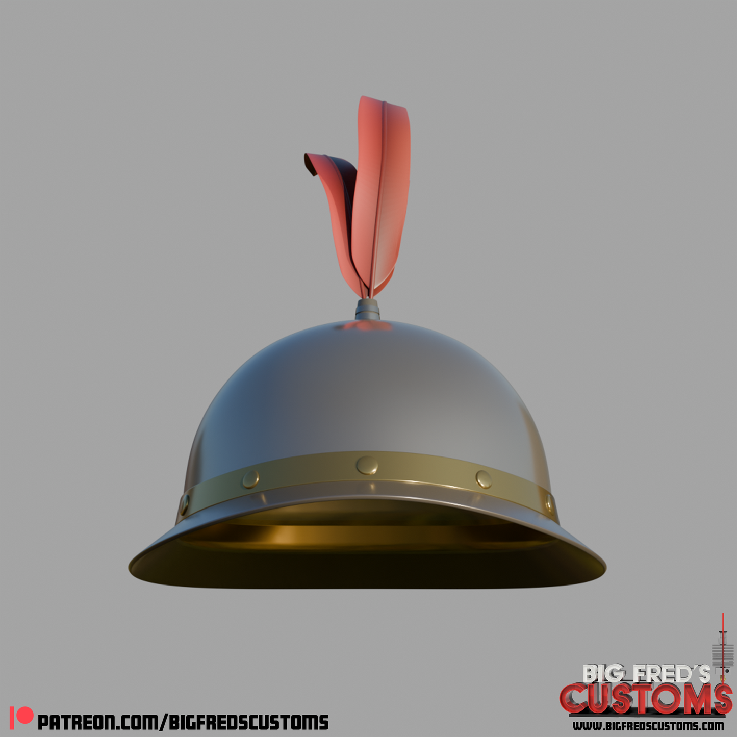 Medieval Kettle Helmet STL File