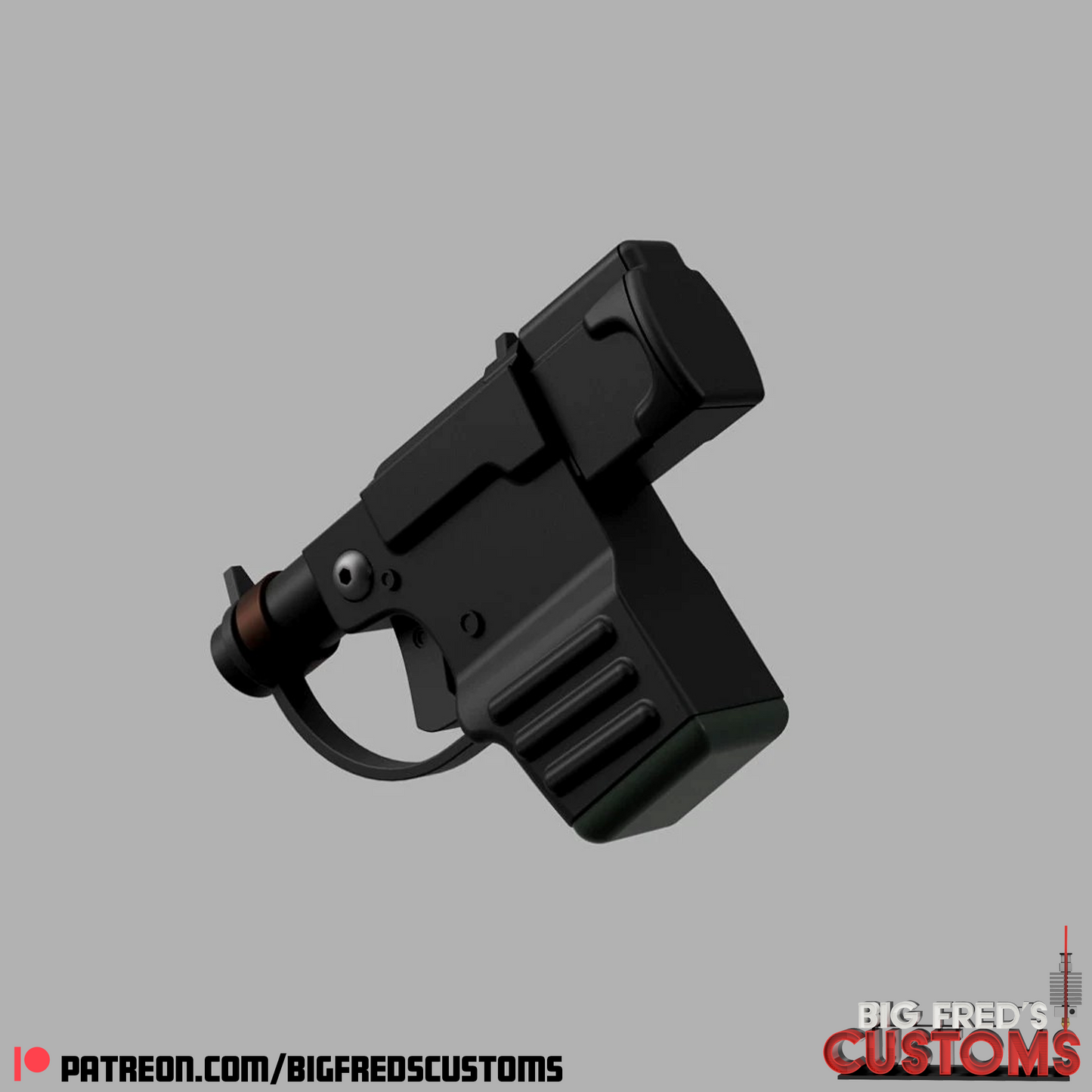 The Mandalorian Holdout Blaster (FB-45) with accessories Stl (the Book of Boba Fett) (Download)